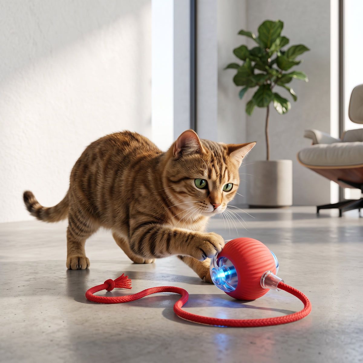Pelota interactiva para mascotas