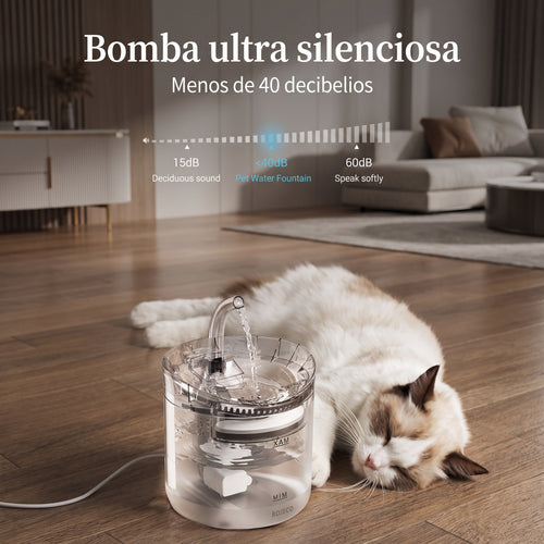 Fuente de mascotas + cepillo vapor
